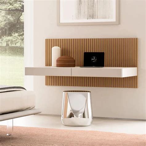 Modern Floating Desk with Hidden Storage